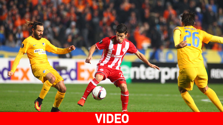 Δεύτερος ο Ολυμπιακός, έχασε 2-0 από τον ΑΠΟΕΛ στην Κύπρο