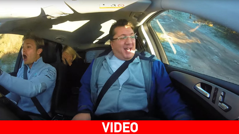 Ο Rosberg κάνει off-road με την GLE