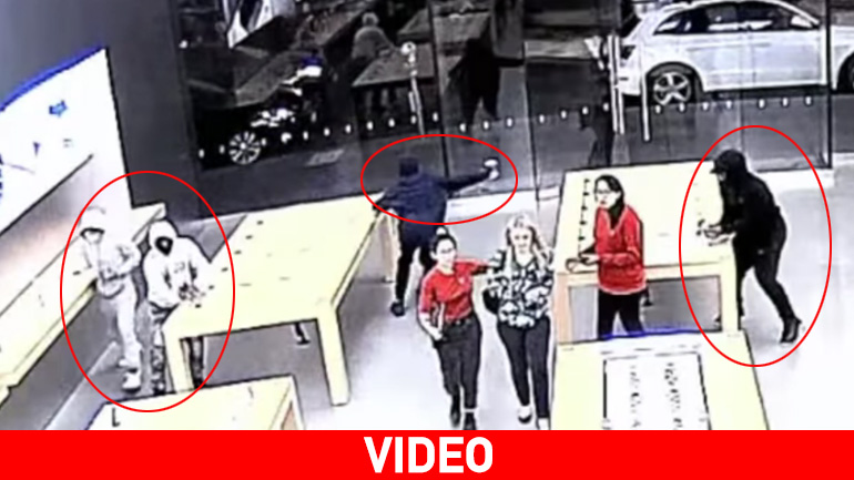 Ληστείες σε καταστήματα της Apple και σε χρόνο… dt!