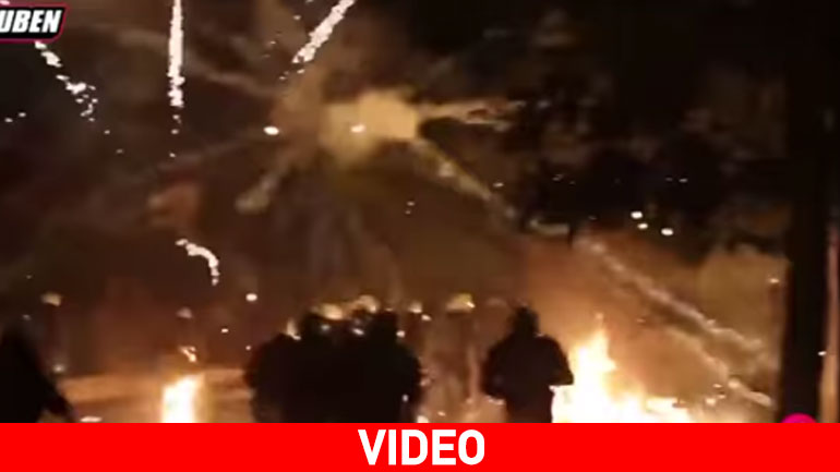 Μόνο στα Εξάρχεια ο χρόνος άλλαξε πριν από την Πρωτοχρονιά