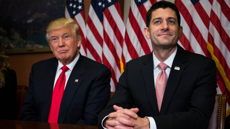 Συνάντηση Τραμπ με τον Ρεπουμπλικανό πρόεδρο της Βουλής, Πολ Ράιαν