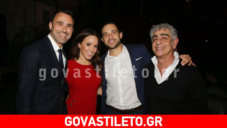 Καλομοίρα-Γιώργος Μπούσαλης: Μαζί στην πρεμιέρα του «Mamma Mia»