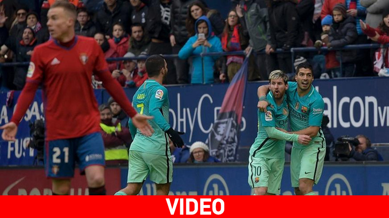 Στο τέλος η Μπαρτσελόνα, 3-0 την Οσασούνα