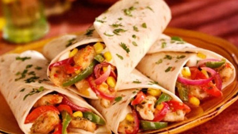 Fajitas με κοτόπουλο