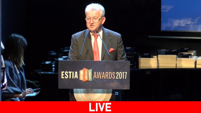 Estia Awards: Ζωντανά η λαμπερή τελετή απονομής στις ελληνικές επιχειρήσεις εστίασης που ξεχωρίζουν