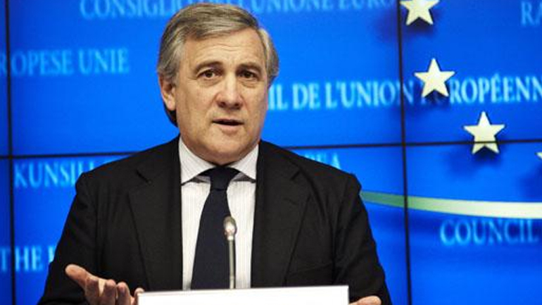 Η κεντροδεξιά ομάδα της Ε.Ε. επέλεξε τον Ταγιάνι ως υποψήφιο για πρόεδρο του Ευρωπαϊκού Κοινοβουλίου