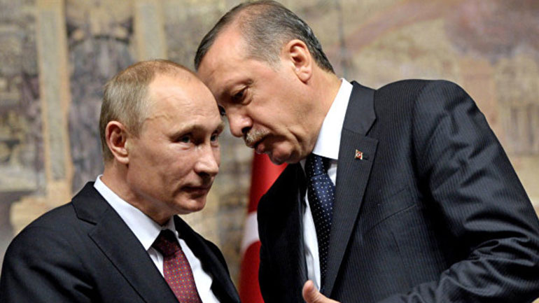 Τηλεφωνική επικοινωνία Πούτιν – Ερντογάν για το Χαλέπι