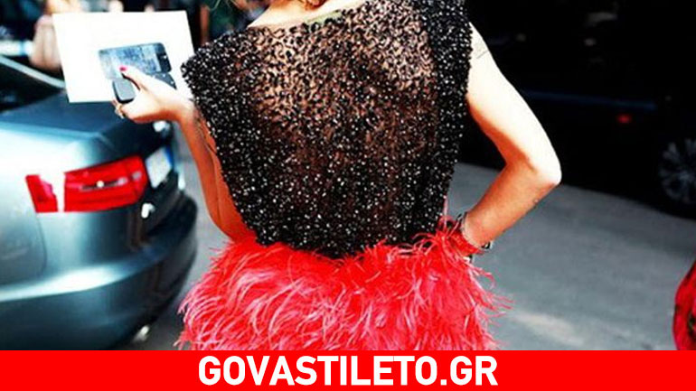 Feather skirt: Φορέστε την για αξέχαστα γιορτινά looks