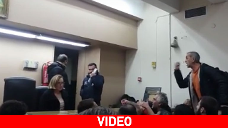 Ένταση στη Θεσσαλονίκη για στους πλειστηριασμούς