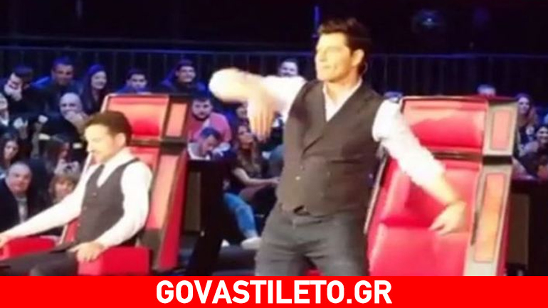 Δείτε τον Σάκη Ρουβά να ξεσηκώνει το κοινό στο break του Voice