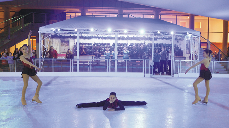 Παγοδρόμιο στο Μέγαρο Μουσικής Αθηνών