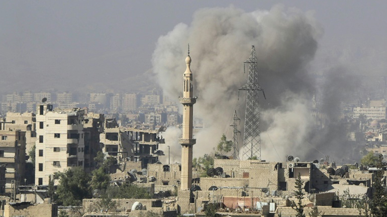 Έκρηξη έξω από αστυνομικό τμήμα στη Δαμασκό