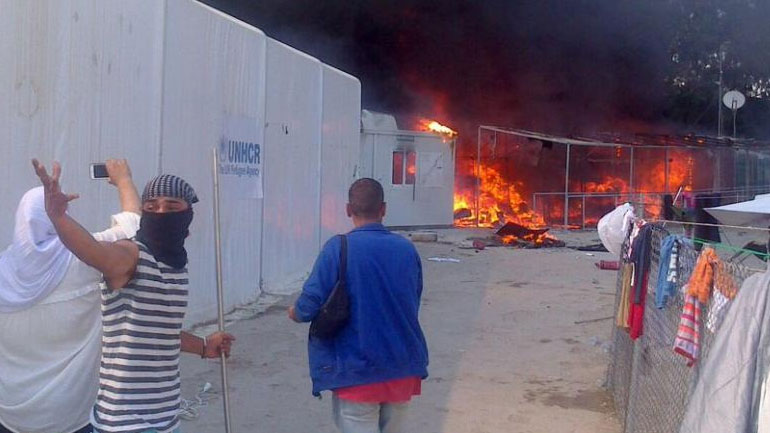 Χίος: Απεργία πείνας και κινητοποιήσεις στον καταυλισμό στη Σούδα