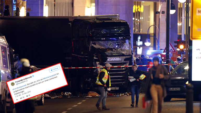 Επίθεση στο Βερολίνο: Πολωνός ο συνοδηγός του φορτηγού που βρέθηκε νεκρός