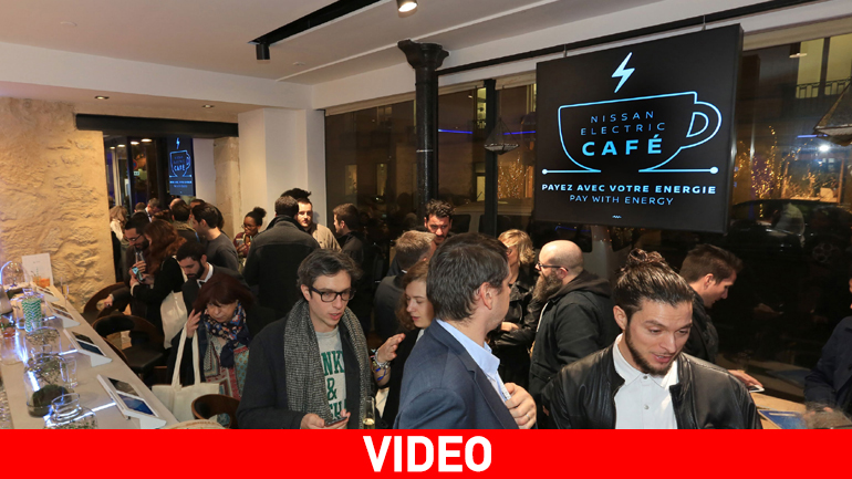 H Nissan έφτιαξε ηλεκτροκίνητη… καφετιέρα στο Παρίσι