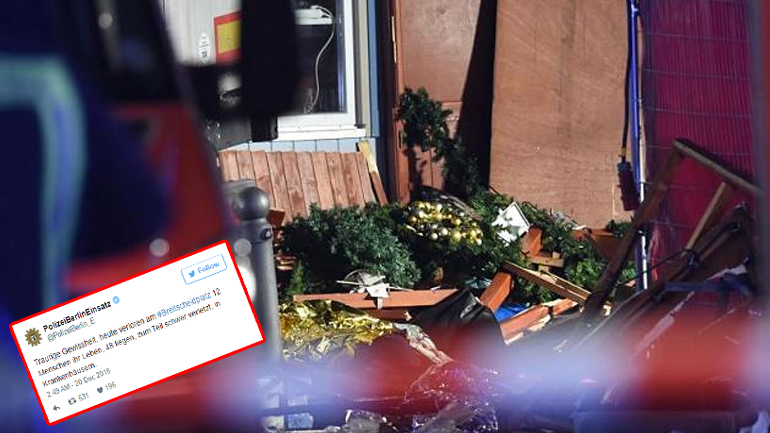 Αυξήθηκαν οι νεκροί στο Βερολίνο σύμφωνα με την αστυνομία