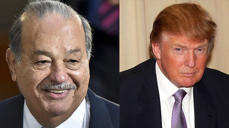 Συνάντηση του Ντόναλντ Τραμπ με τον δισεκατομμυριούχο Κάρλος Σλιμ