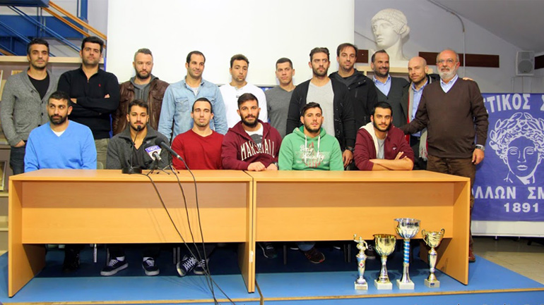 H παρουσίαση της ομάδας πόλο του Απόλλωνα Σμύρνης