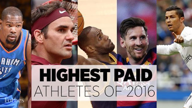 FORBES: Oι 10 πιο ακριβοπληρωμένοι αθλητές του 2016