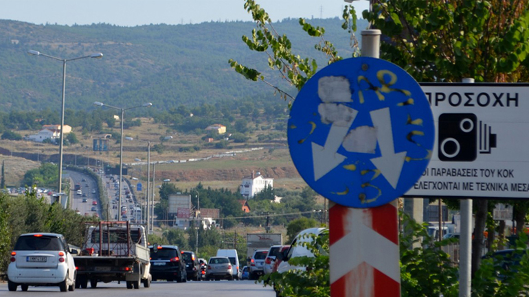 Ι.Χ. τούμπαρε στην Εξωτερική Περιφερειακή Θεσσαλονίκης