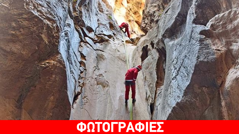 Κρήτη: Το φαράγγι του Καβουσίου έγινε… κόκκινο!