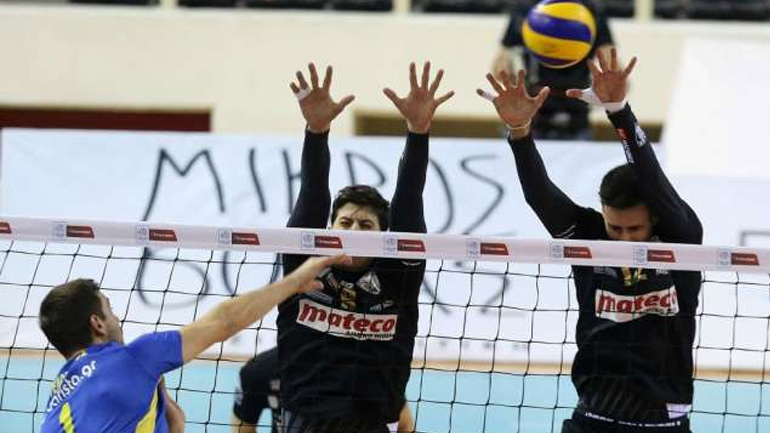 Βόλεϊ: Άνετα ο ΠΑΟΚ, 3-0 τον Παμβοχαϊκό