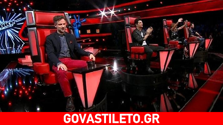«Σφάχτηκαν» στην ποδιά της ξανθιάς διαγωνιζόμενης οι άνδρες coaches του «Τhe Voice»