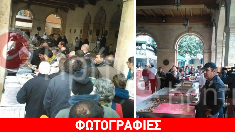 Ηράκλειο: Στην ουρά για ένα πιάτο φαγητό