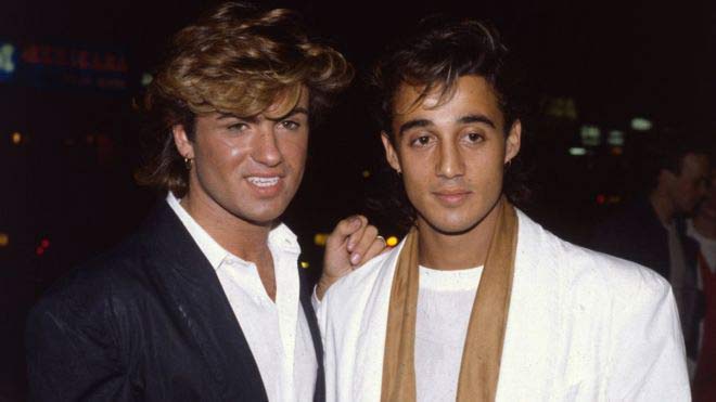 Ο George Michael και ο Andrew Ridgeley, το έτερον καλλιτεχνικό του ήμισυ στους Wham