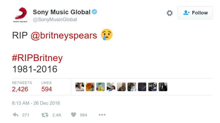 Επίθεση χάκερ στον λογαριασμό της Sony στο Twitter