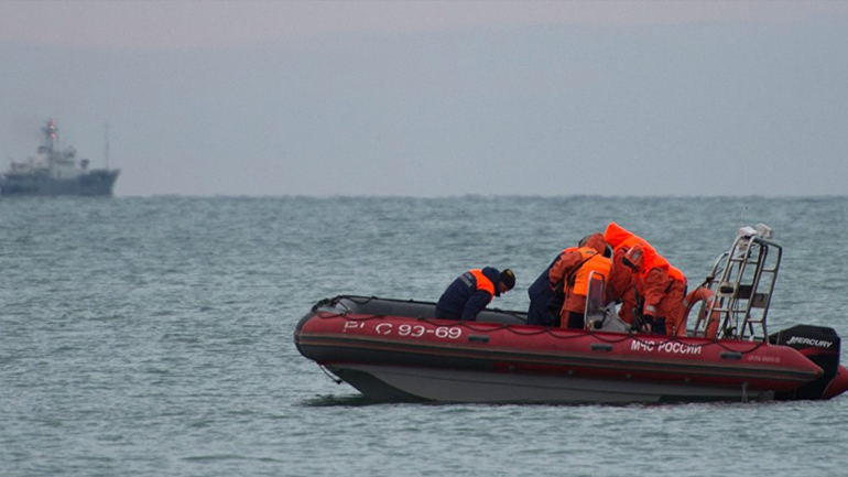 Βρέθηκε τμήμα της ουράς του ρωσικού Τουπόλεφ που συνετρίβη στη Μαύρη Θάλασσα