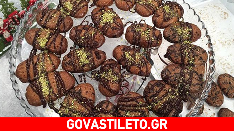 Μελομακάρονα με σοκολάτα από την Αργυρώ