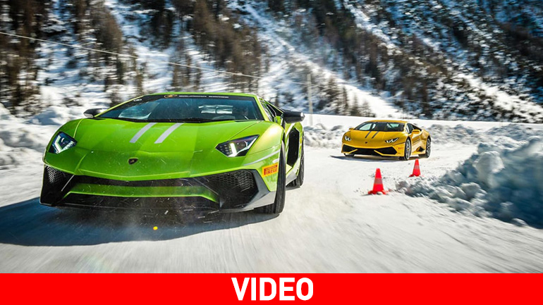 Τι δουλειά έχουν οι Lamborghini στις Άλπεις;