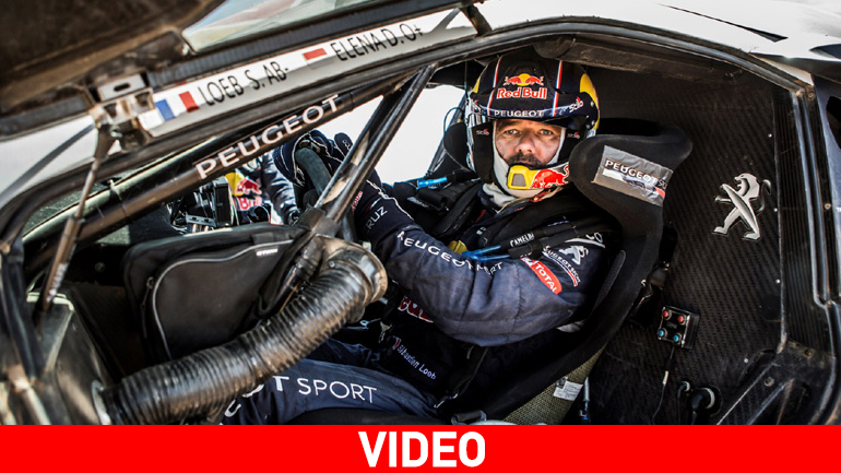 Στο cockpit του 3008DKR με τον Sebastien Loeb