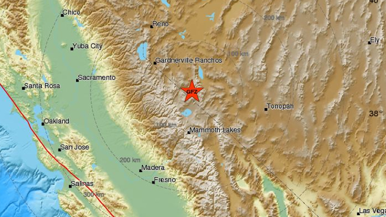 Σεισμός 5,3R στη Νεβάδα