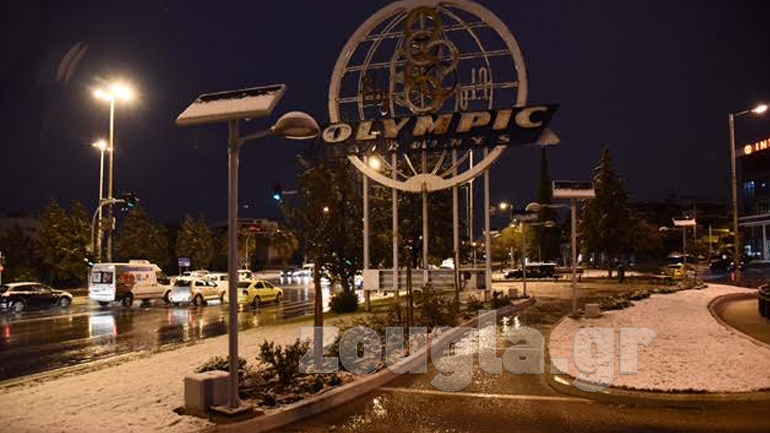 Χιόνι στα νότια προάστια