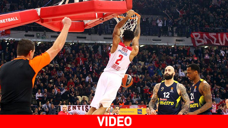 Πήρε το ροζ φύλλο ο Ολυμπιακός, 71-62 τη Φενέρμπαχτσε