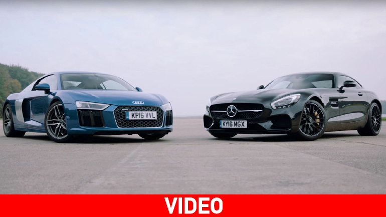 To R8 V10 κατατρόπωσε την AMG GT S