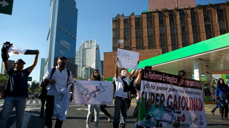 Μεξικό: Διαδηλώσεις για την αύξηση κατά 20% στα καύσιμα