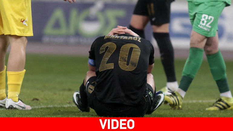 «Κόλλησε» η ΑΕΚ, 0-0 με τον Παναιτωλικό στο ΟΑΚΑ