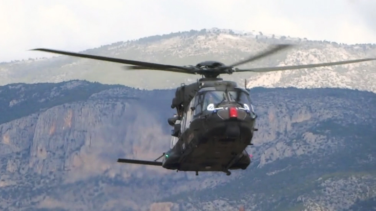 Αεροδιακομιδή ασθενούς με τη συνδρομή του Στρατού Ξηράς