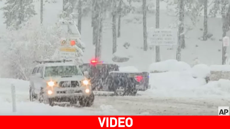 ΗΠΑ: Χιονοπτώσεις-ρεκόρ και βροχοπτώσεις πλήττουν τις δυτικές πολιτείες