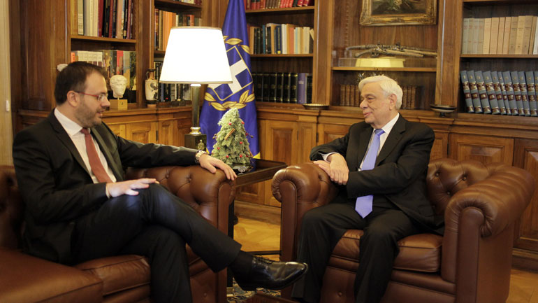 Το Κυπριακό επί τάπητος στη συνάντηση Παυλόπουλου-Θεοχαρόπουλου