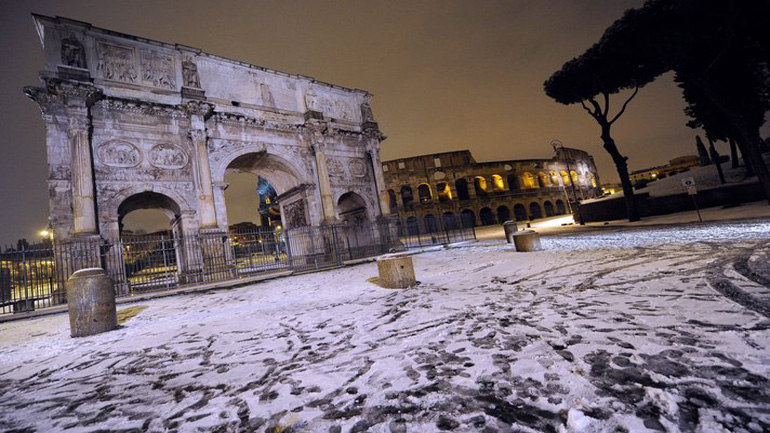 Τρεις νεκροί από το ψύχος στην Ιταλία