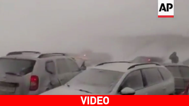 Βουλγαρία-Ρουμανία: Χάος έχουν προκαλέσει οι χιονοθύελλες