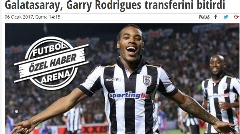 Στη Γαλατά ο Γκάρι Ροντρίγκες