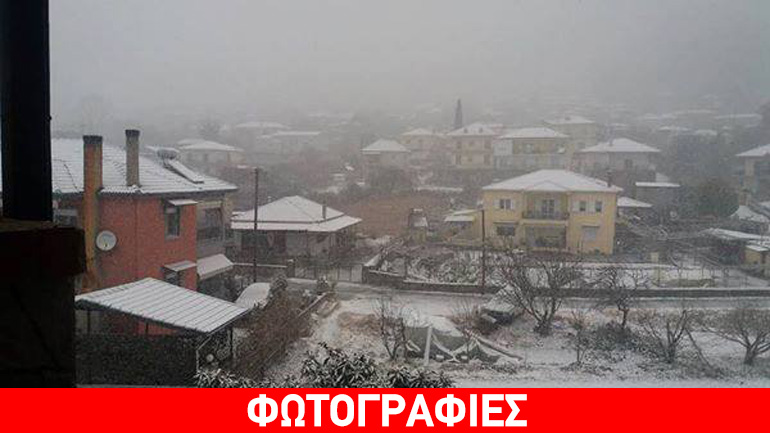 Χιονίζει στα Ιωάννινα