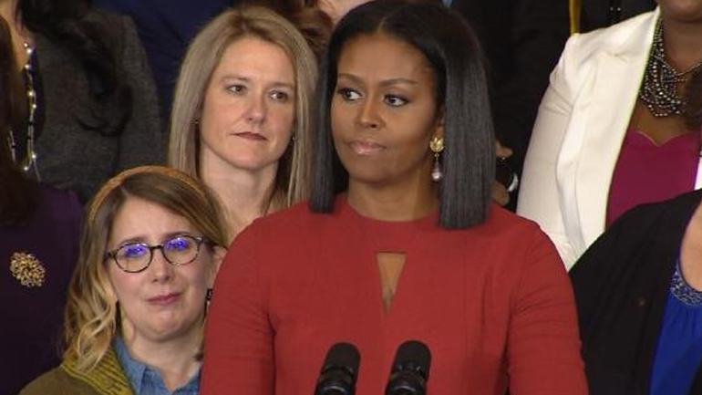 Η τελευταία ομιλία της Μισέλ Ομπάμα από τον Λευκό Οίκο