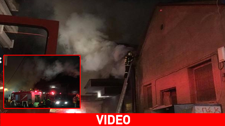 Στις φλόγες κέντρο διασκέδασης στην Καλαμάτα