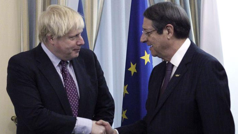 O Μπόρις Τζόνσον στη διάσκεψη για το Κυπριακό στη Γενεύη